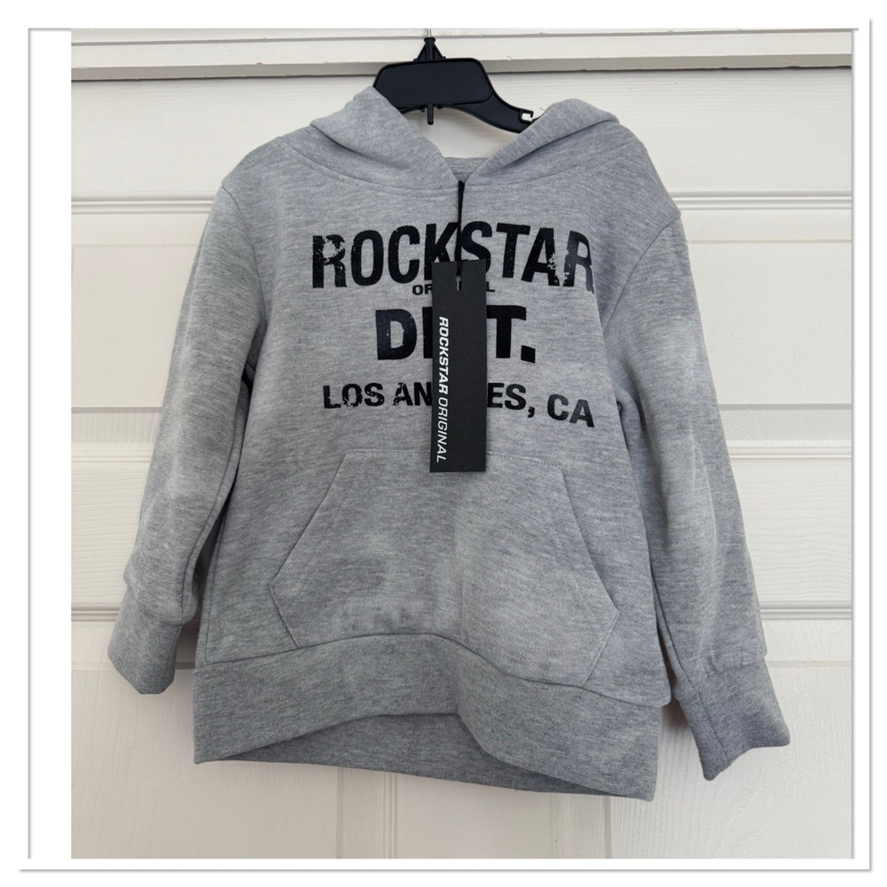 Rockstar Original Kids Gray Hoodie